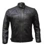 Cafe Racer Style Jacket Men's Sheepskin Butter Soft