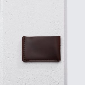 Brown Horween Leather Card Holder / Chromexcel Slim
