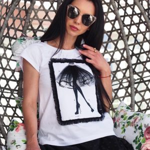 Extravagant White Top Women Blouse Summer Lace For