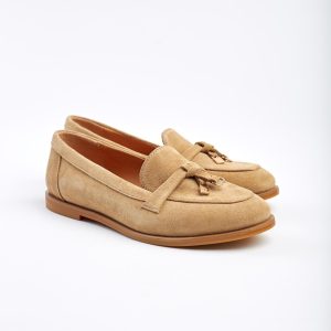 Women S Suede Slip On Loafers Classic Leather